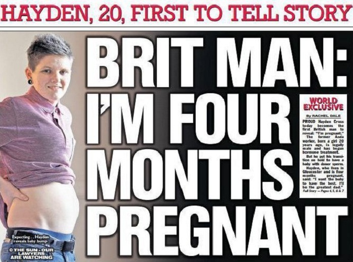 UK’s first pregnant man undergoing gender realignment treatment